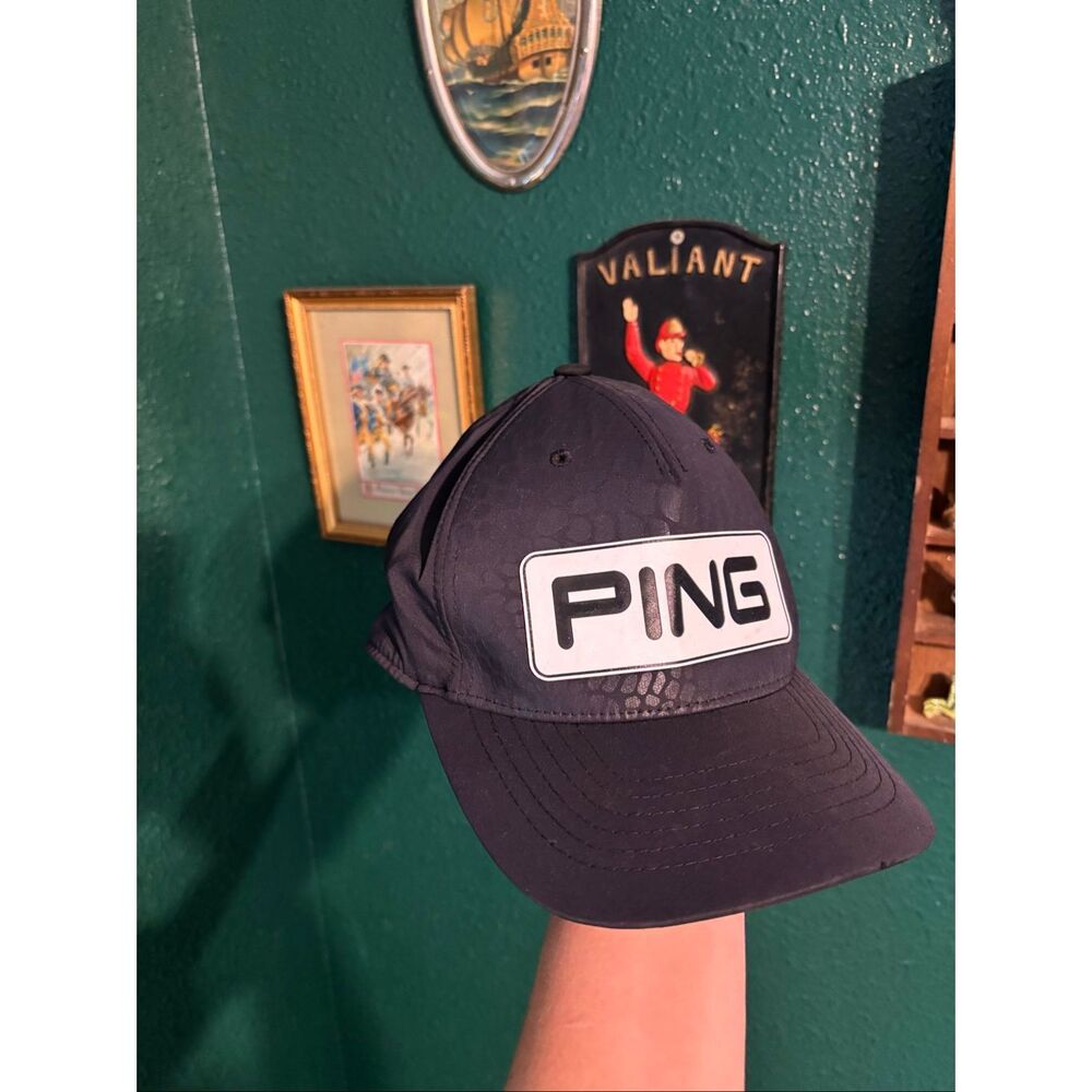 PING GOLF PATTERNED SNAPBACK HAT